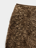 Falda Corta Con Textura