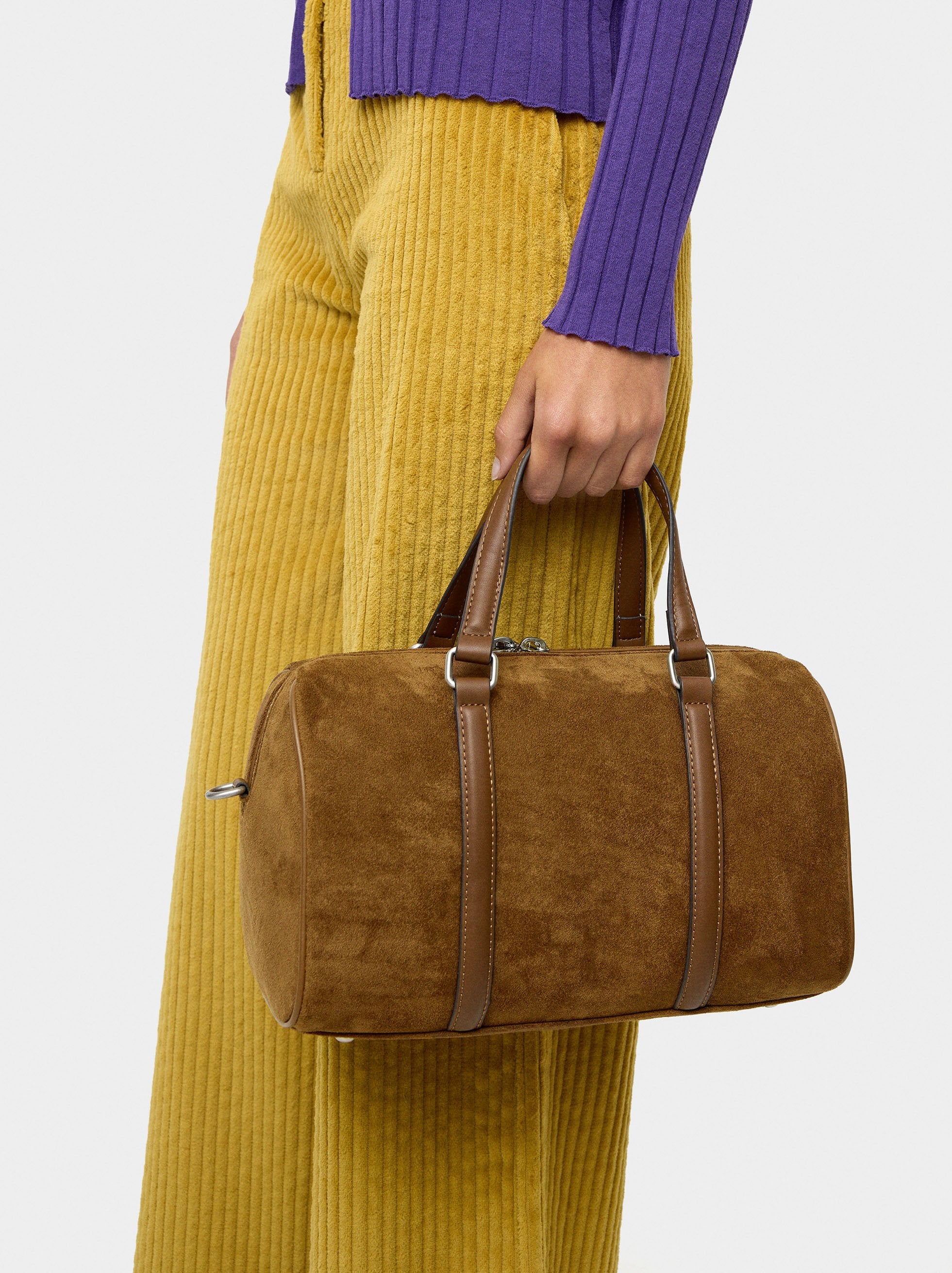 Bolso Bowling Efecto Ante