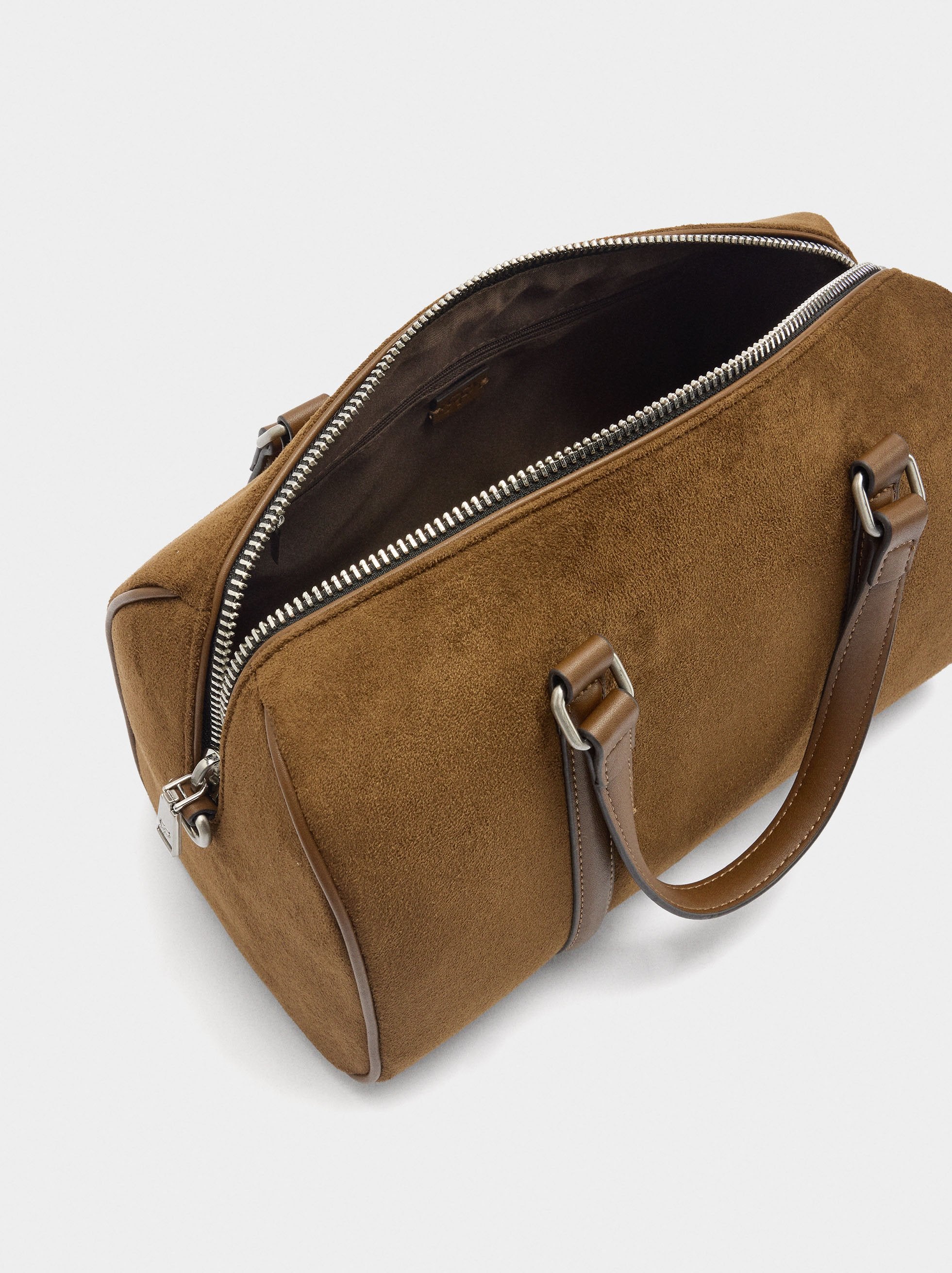 Bolso Bowling Efecto Ante