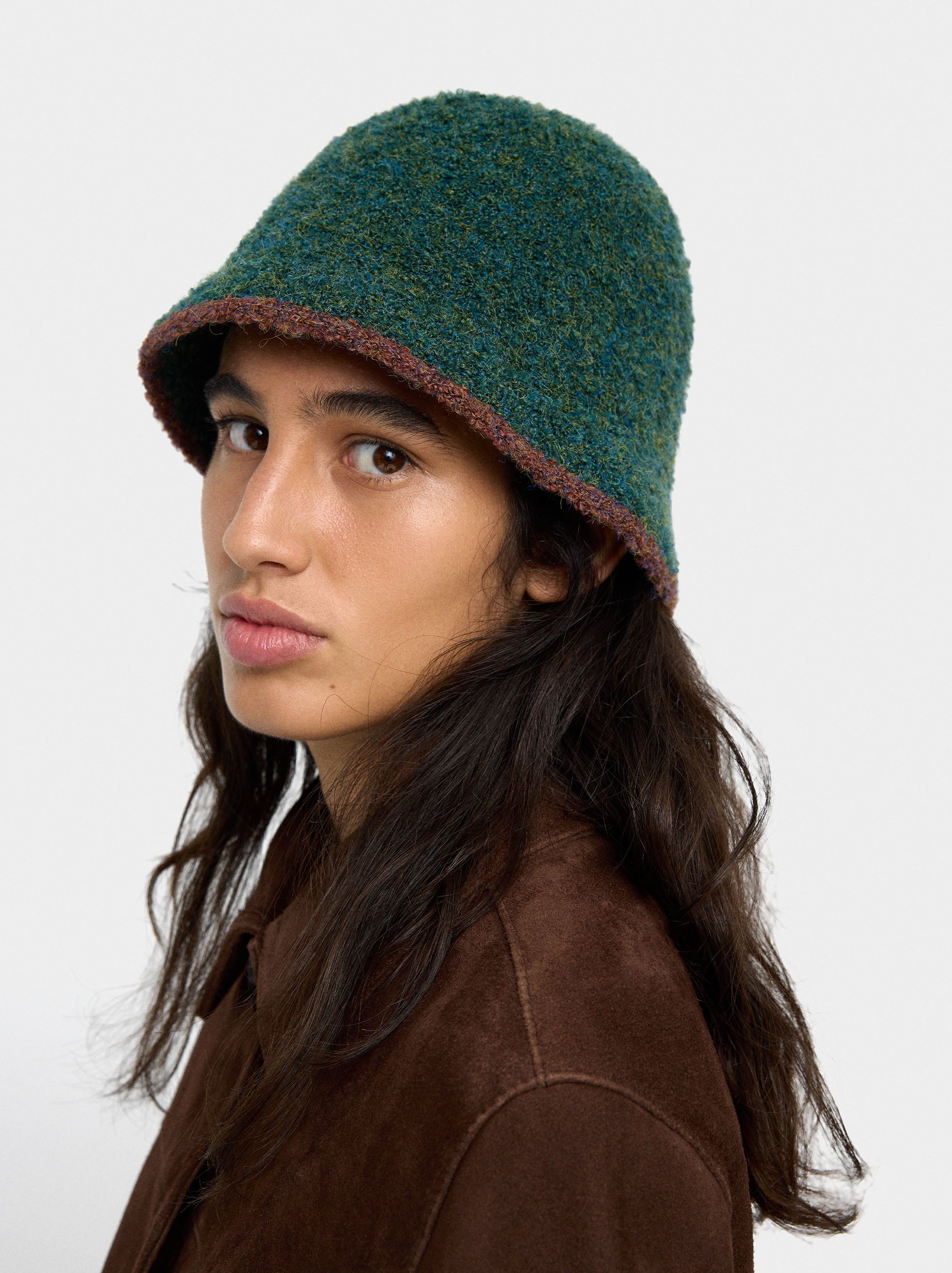 Sombrero Bucket De Punto