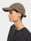 Gorra De Cuadros Con Lana