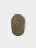 Gorra De Cuadros Con Lana