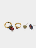 Set De Pendientes Con Piedras