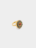 Anillo Redondo Con Detalles De Color
