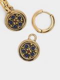 Aros Colgantes Con Detalles De Color