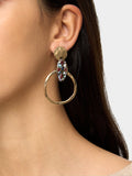 Pendientes Largos De Detalle Étnico