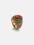 Anillo Ovalado De Piedra