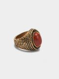 Anillo Ovalado De Piedra