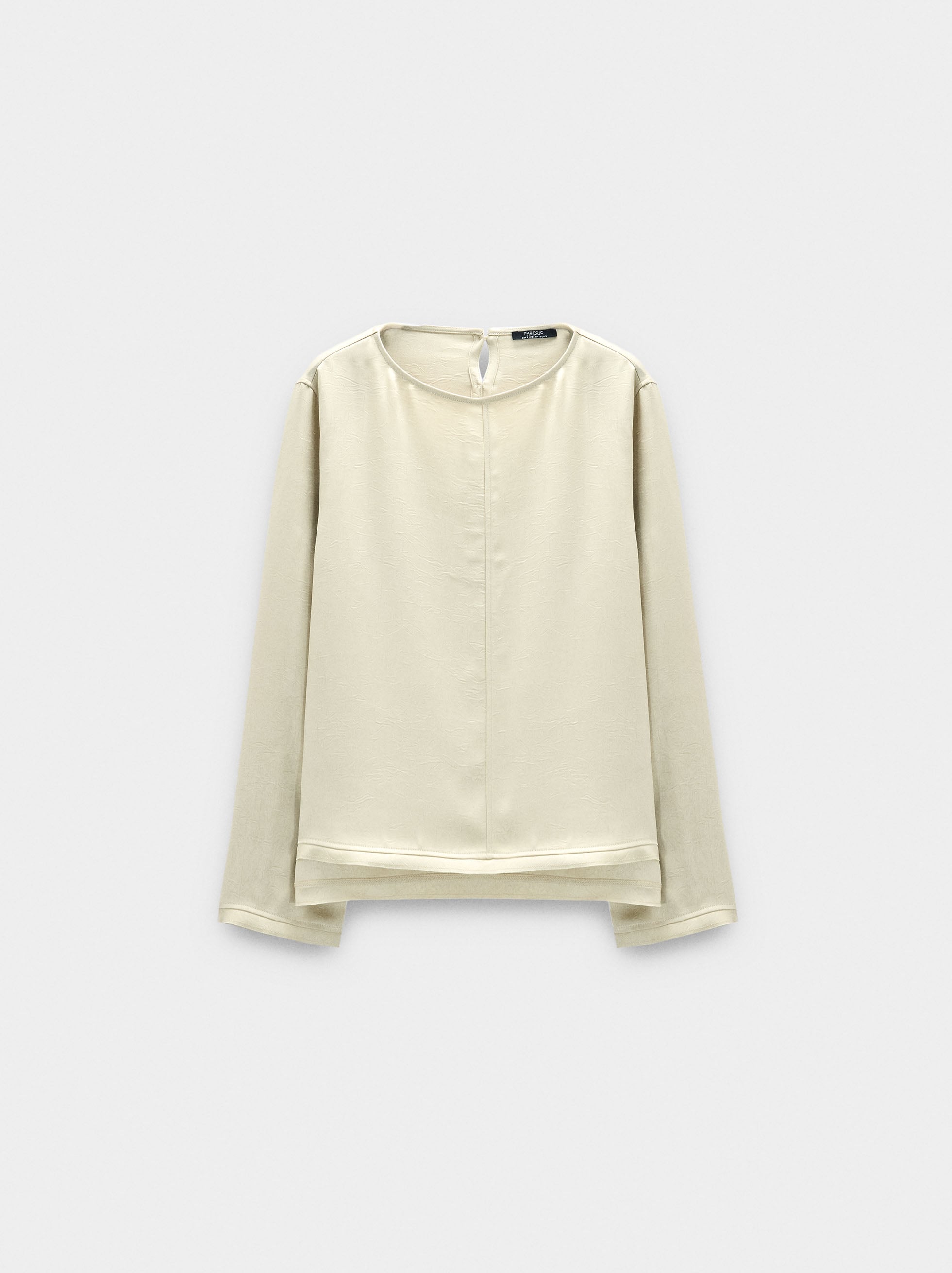 Blusa Efecto Arrugado