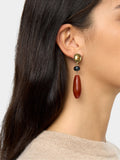 Pendientes Largos Con Piedras