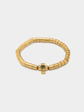 Pulsera Elástica Con Colgante De Cruz