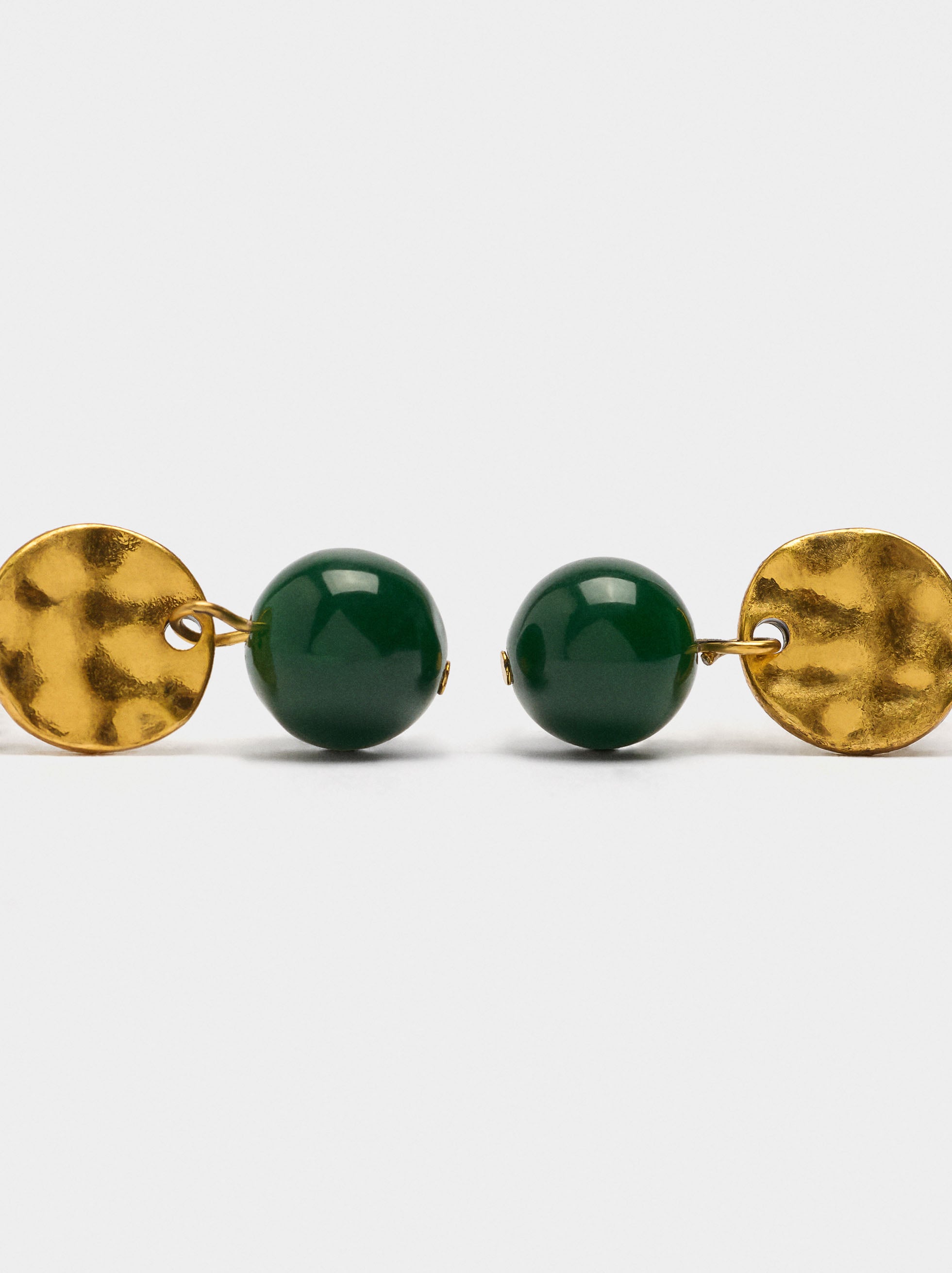 Pendientes Cortos De Piedra