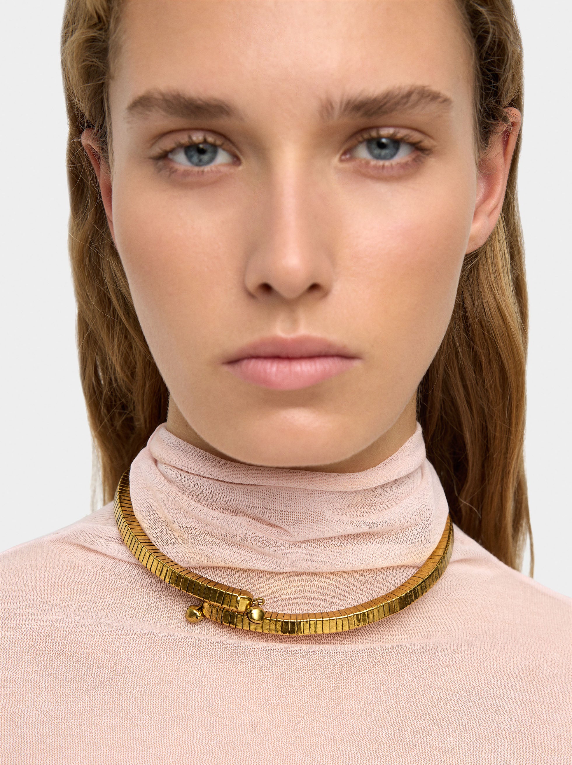 Collar Espiral Cuadrado