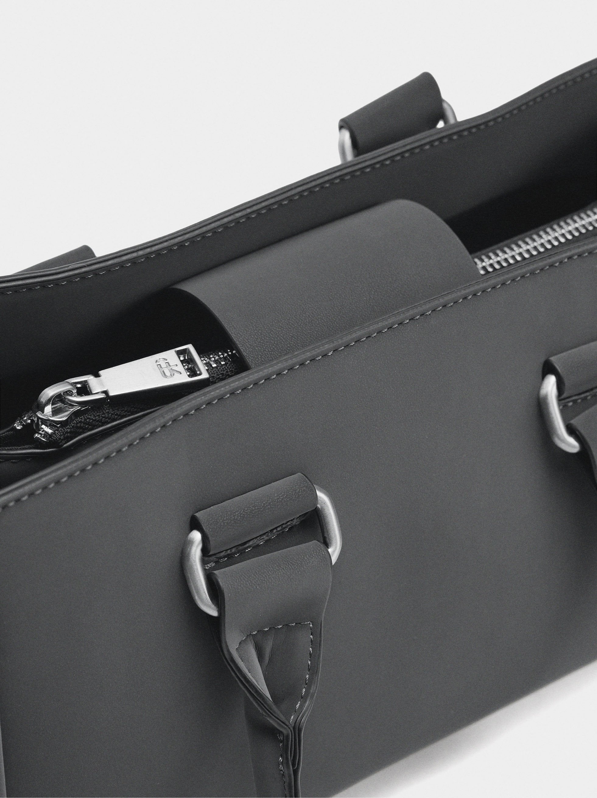 Bolso Tote De Textura Suave