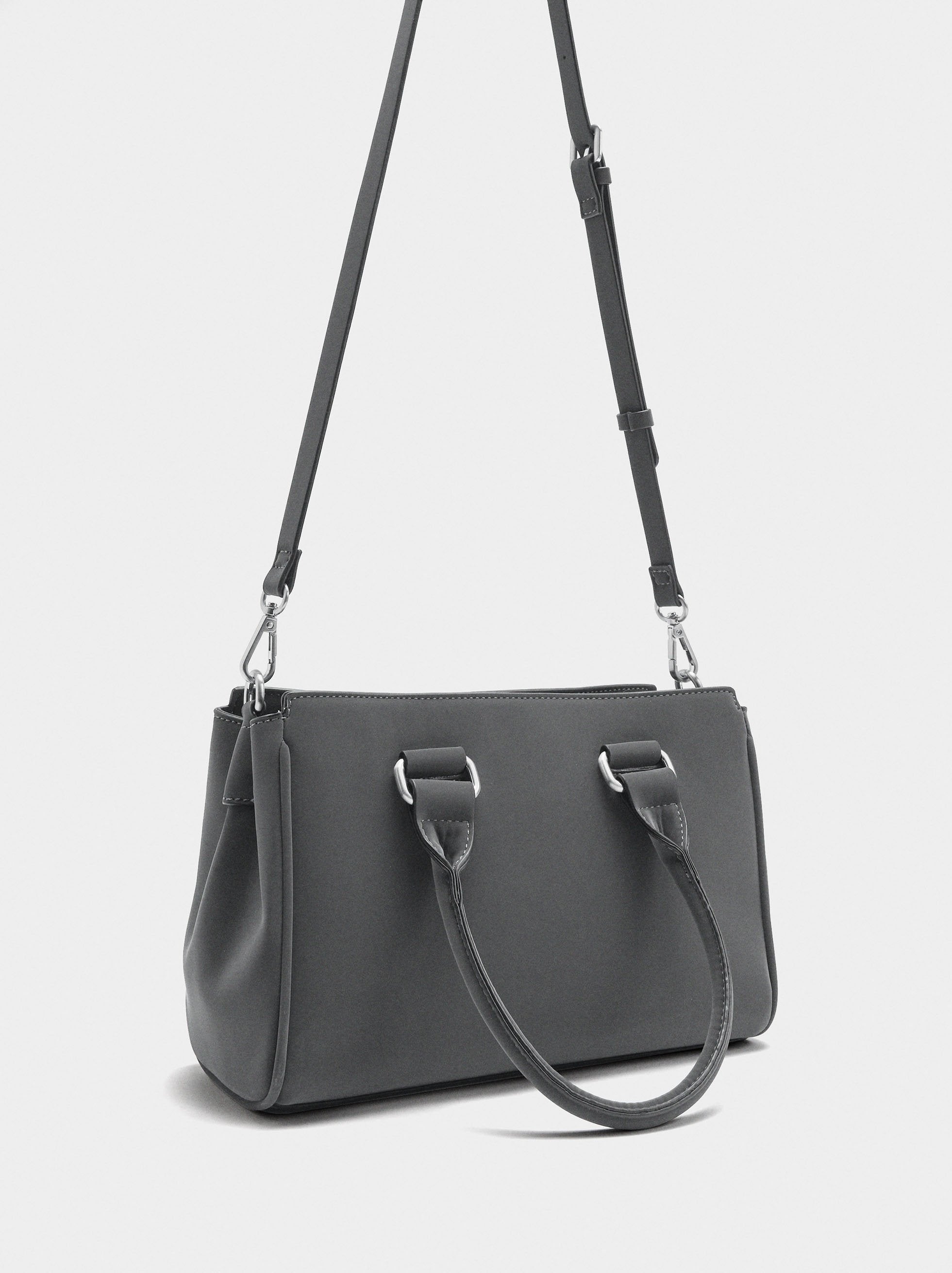 Bolso Tote De Textura Suave