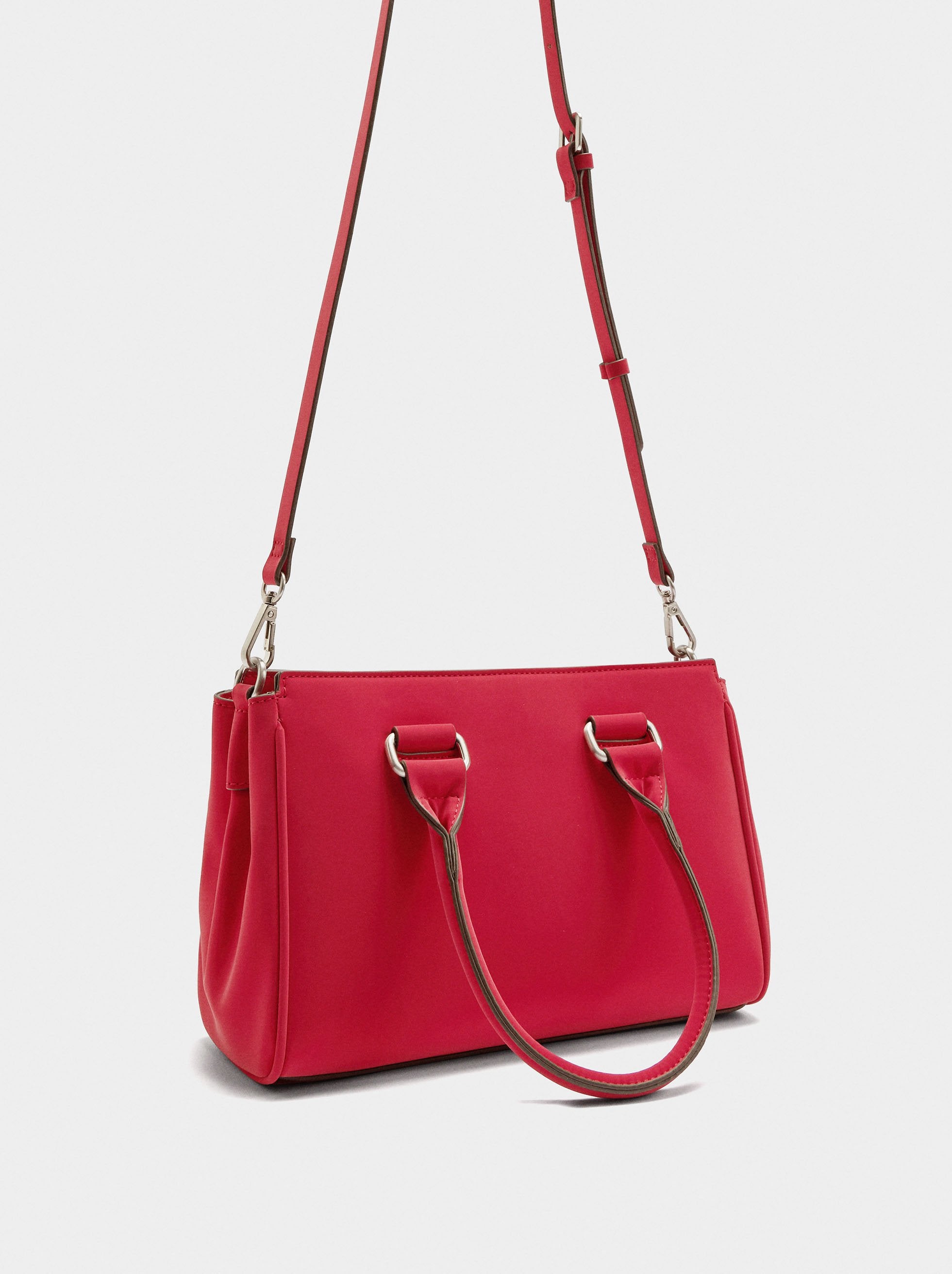 Bolso Tote De Textura Suave