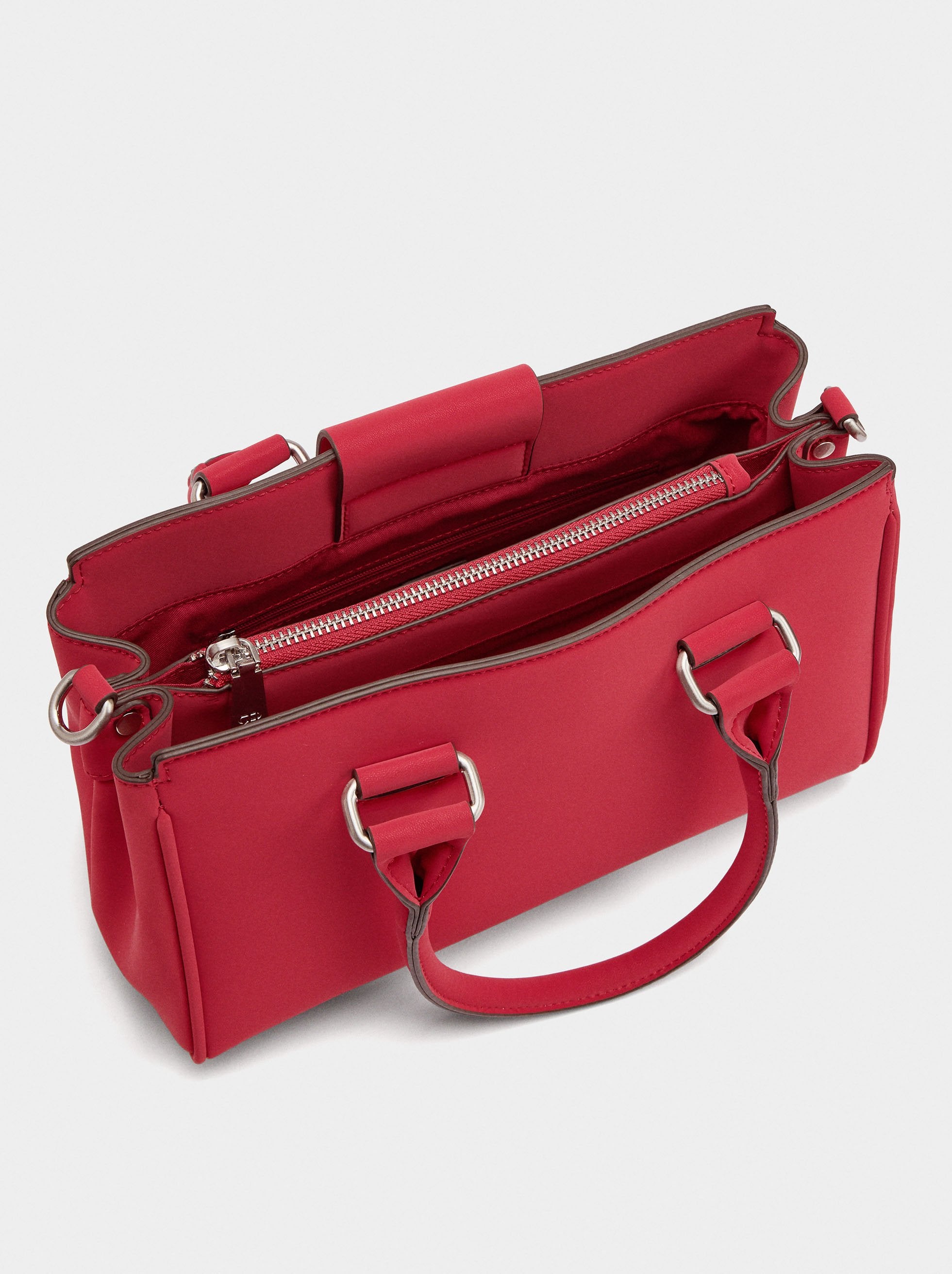 Bolso Tote De Textura Suave