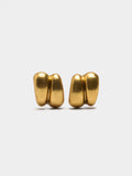Pendientes Cortos Efecto Doble