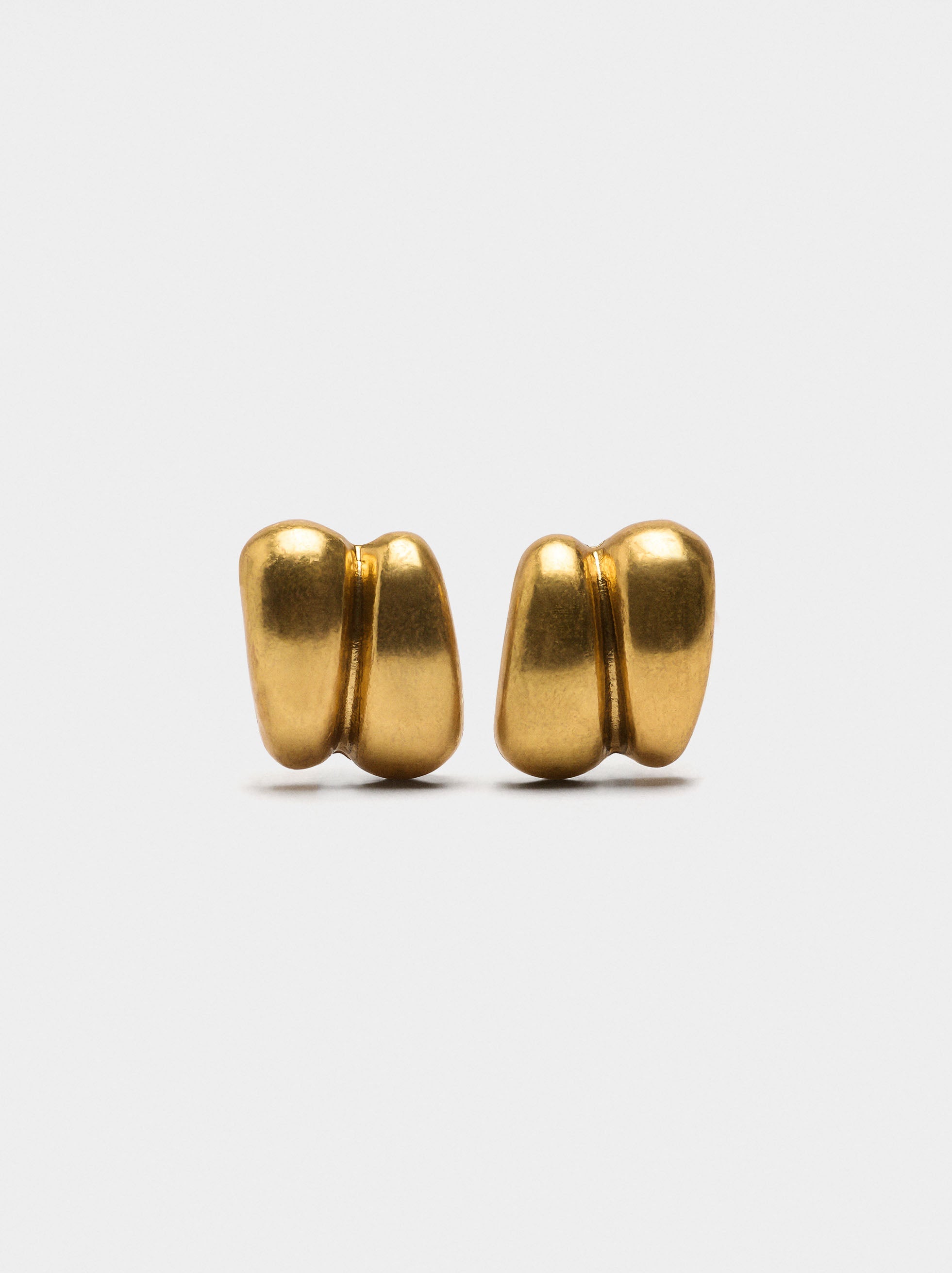 Pendientes Cortos Efecto Doble