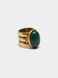 Anillo Ovalado De Piedra