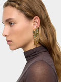 Pendientes Ear Jacket De Barras Y Piedras