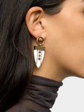 Pendientes Largos Con Tachuelas