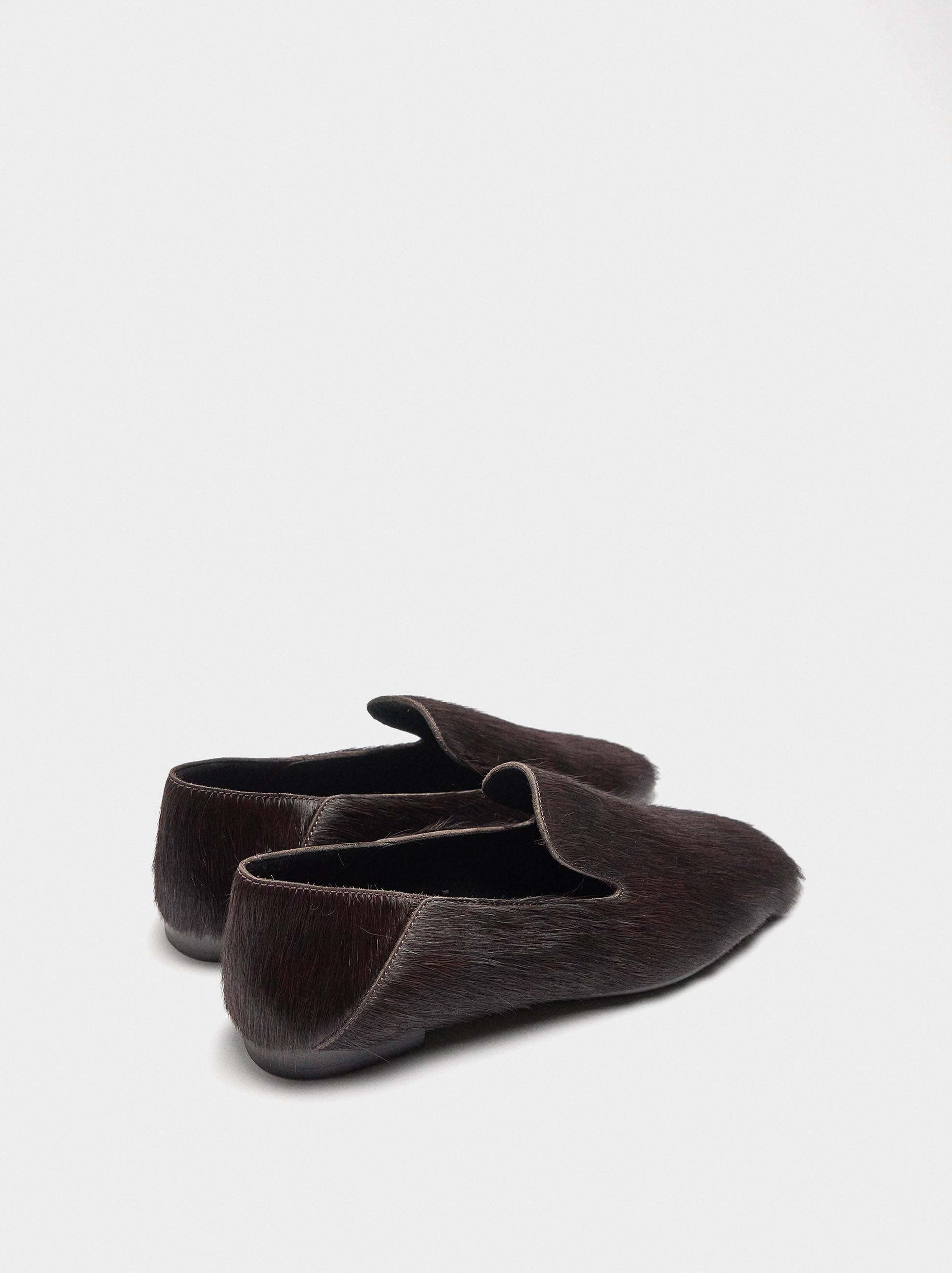 Zapatos Planos De Piel