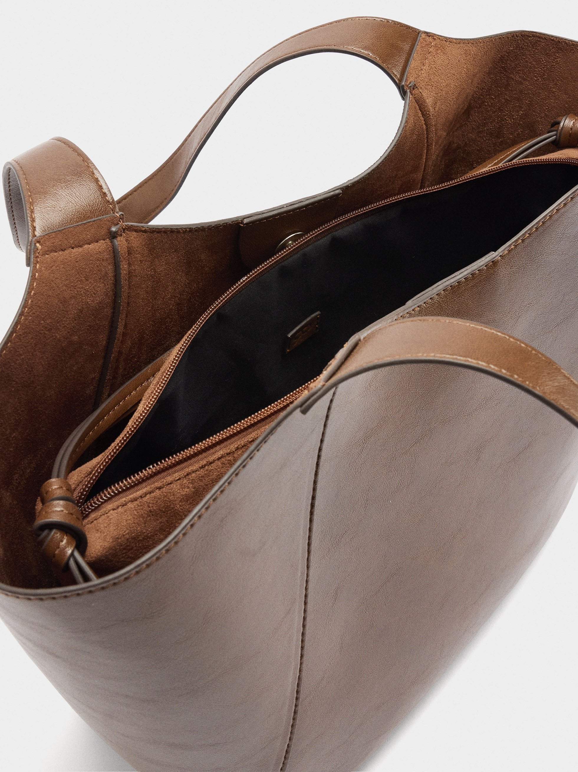 Bolso Shopper Con Bolsa Extraíble