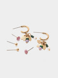 Set De Pendientes Con Piedras