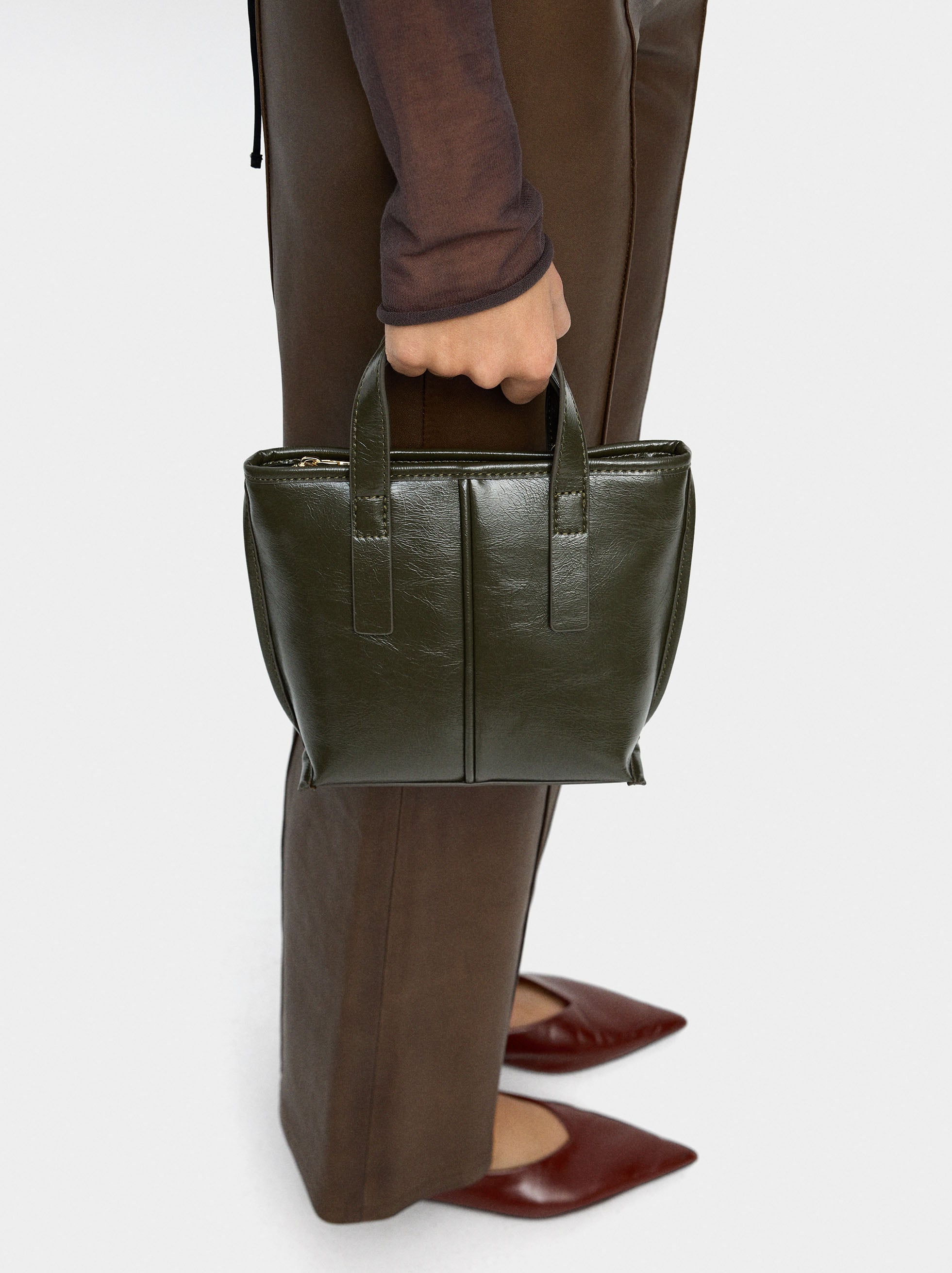 Bolso Tote Con Bandolera
