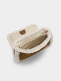 Bolso De Hombro Bordes Efecto Pelo
