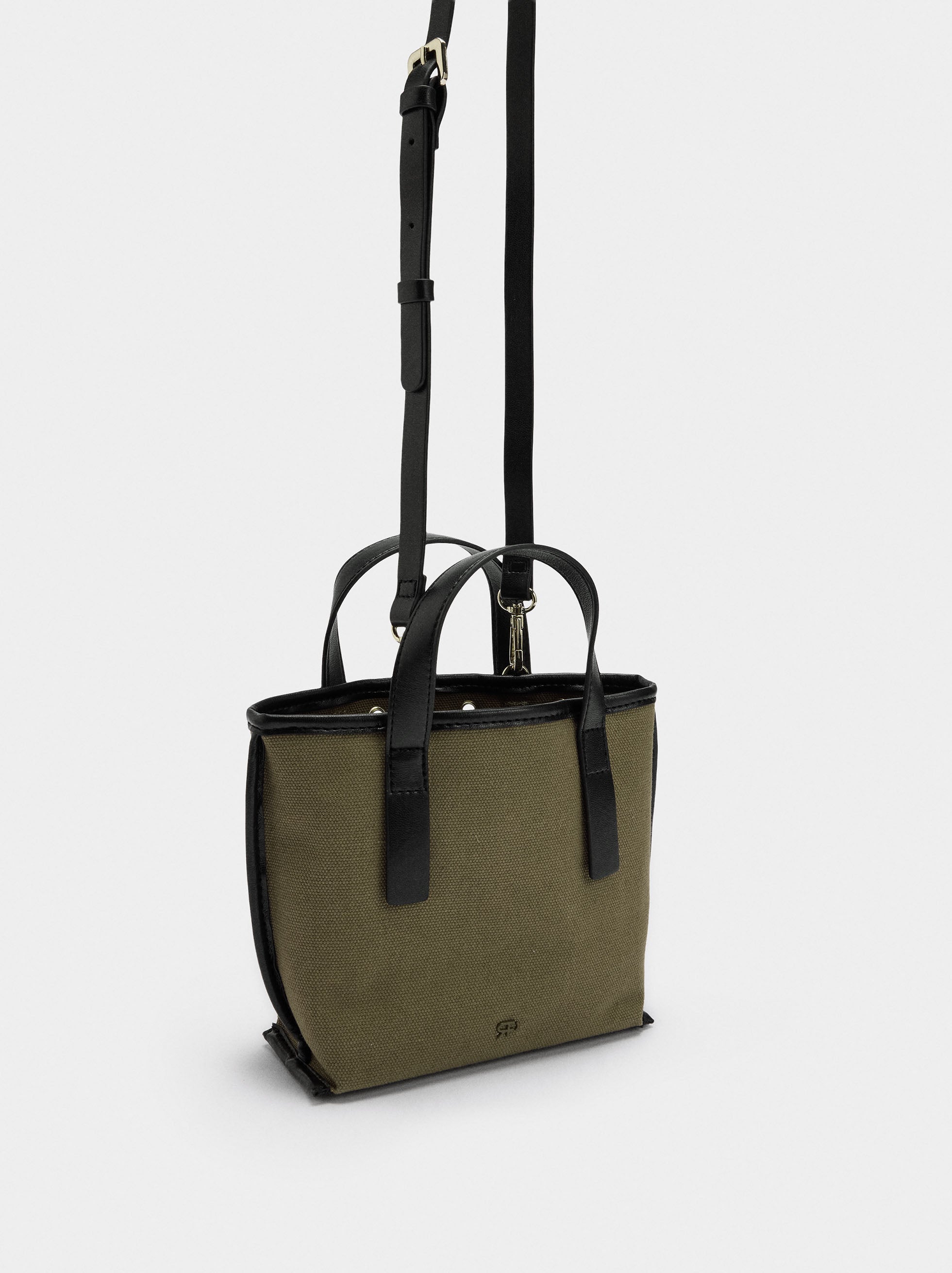 Bolso Tote Con Tachuelas Bolsa Interior