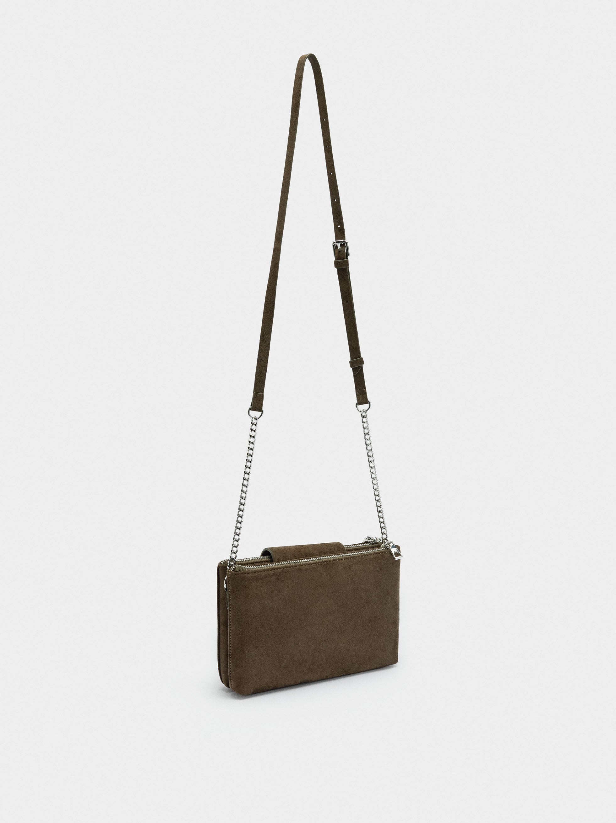 Bolso Bandolera Doble Efecto Piel