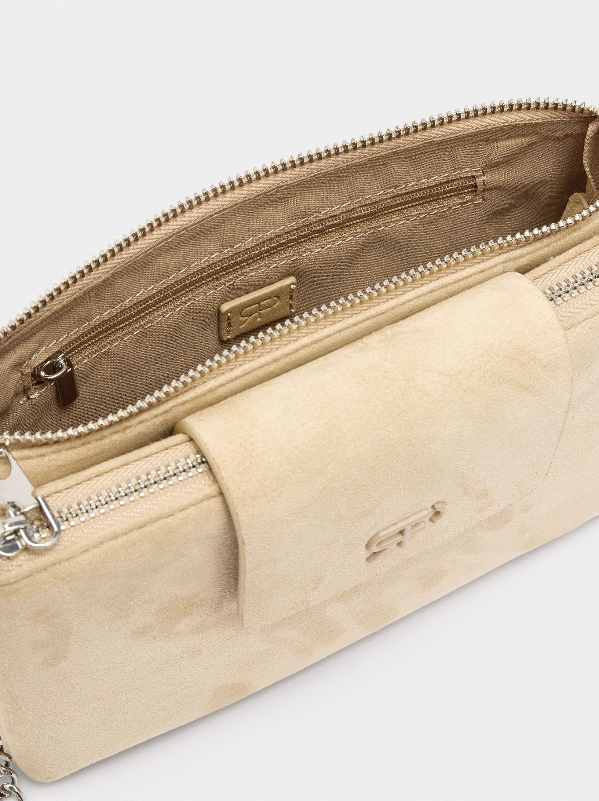 Bolso Bandolera Doble Efecto Piel