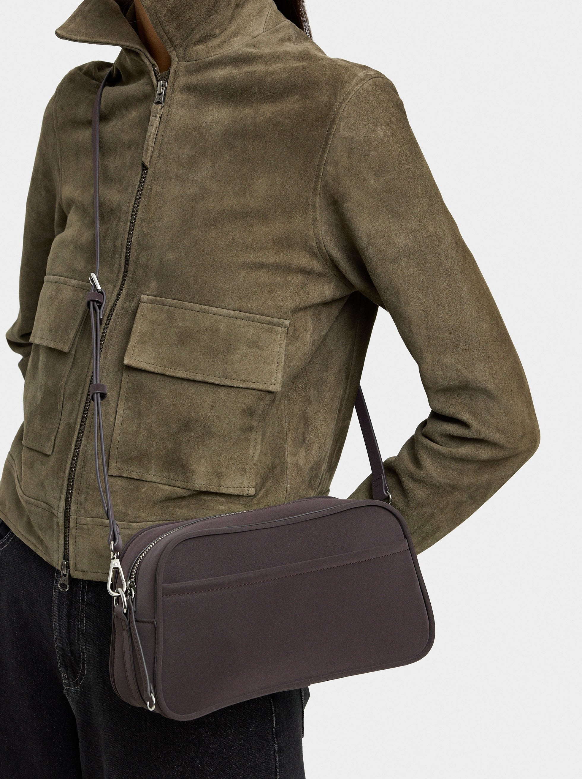 Bolso De Hombro De Textura Suave M