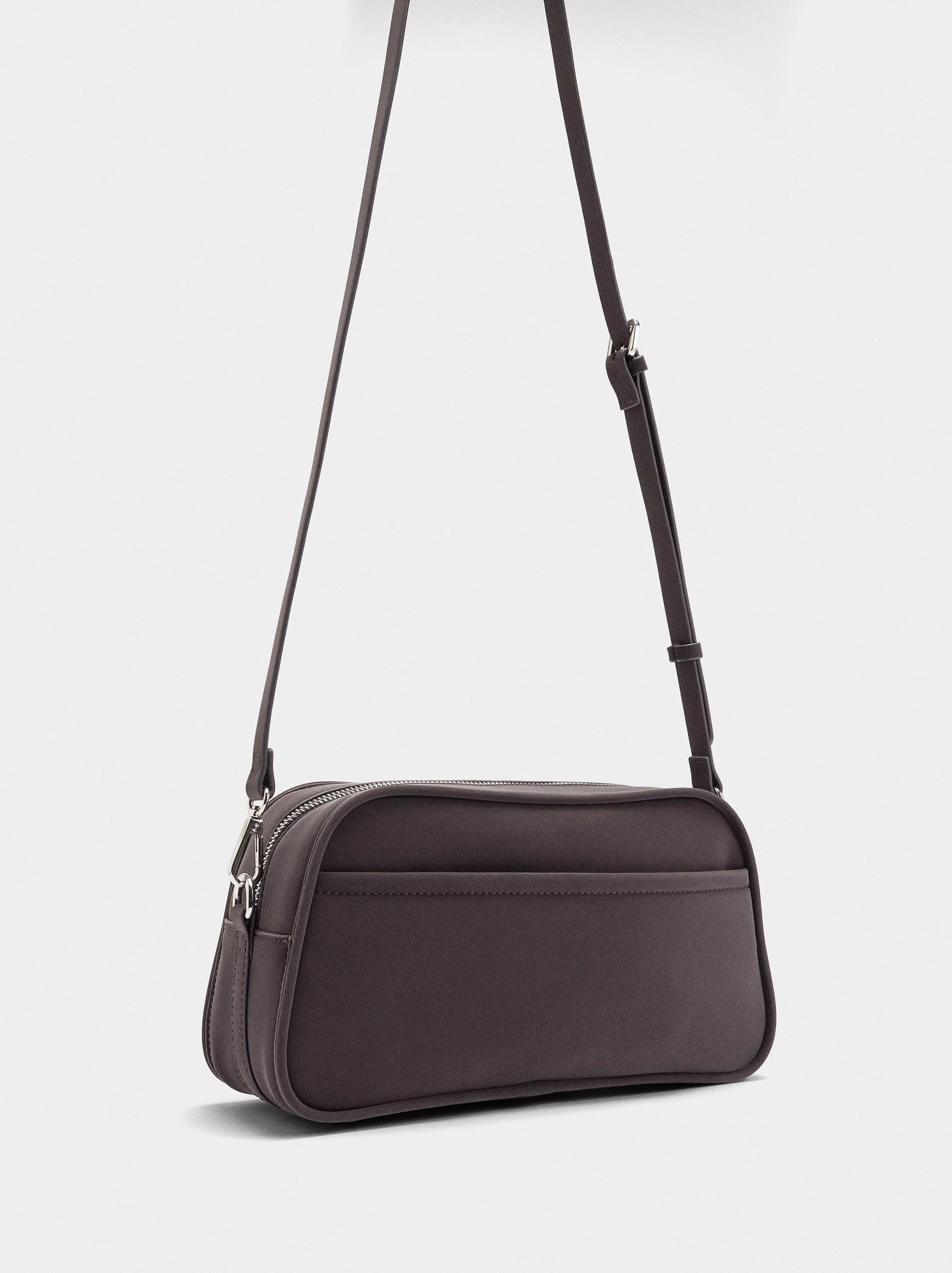 Bolso De Hombro De Textura Suave M