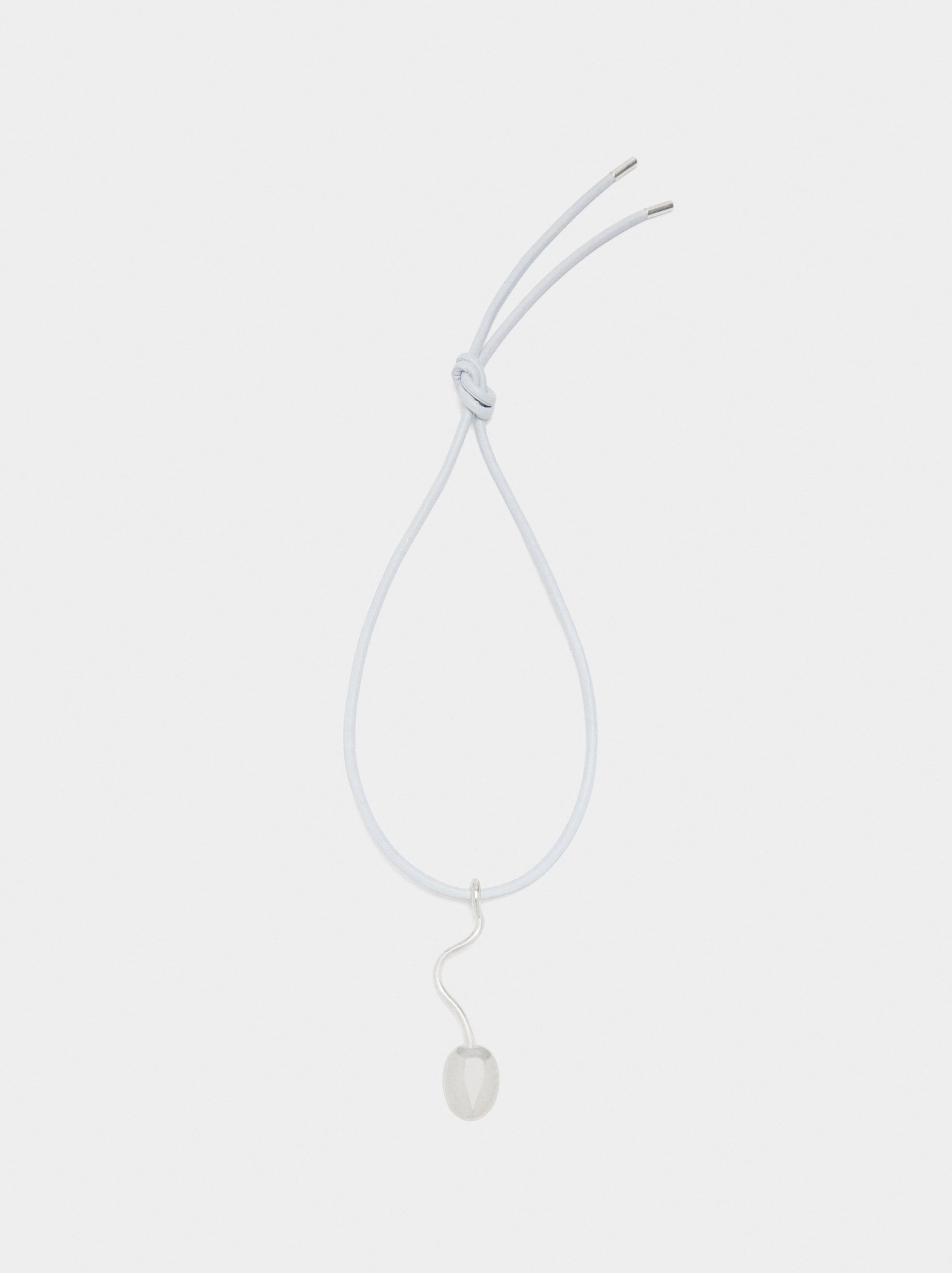 Collar De Cordón Con Colgante Cuchara
