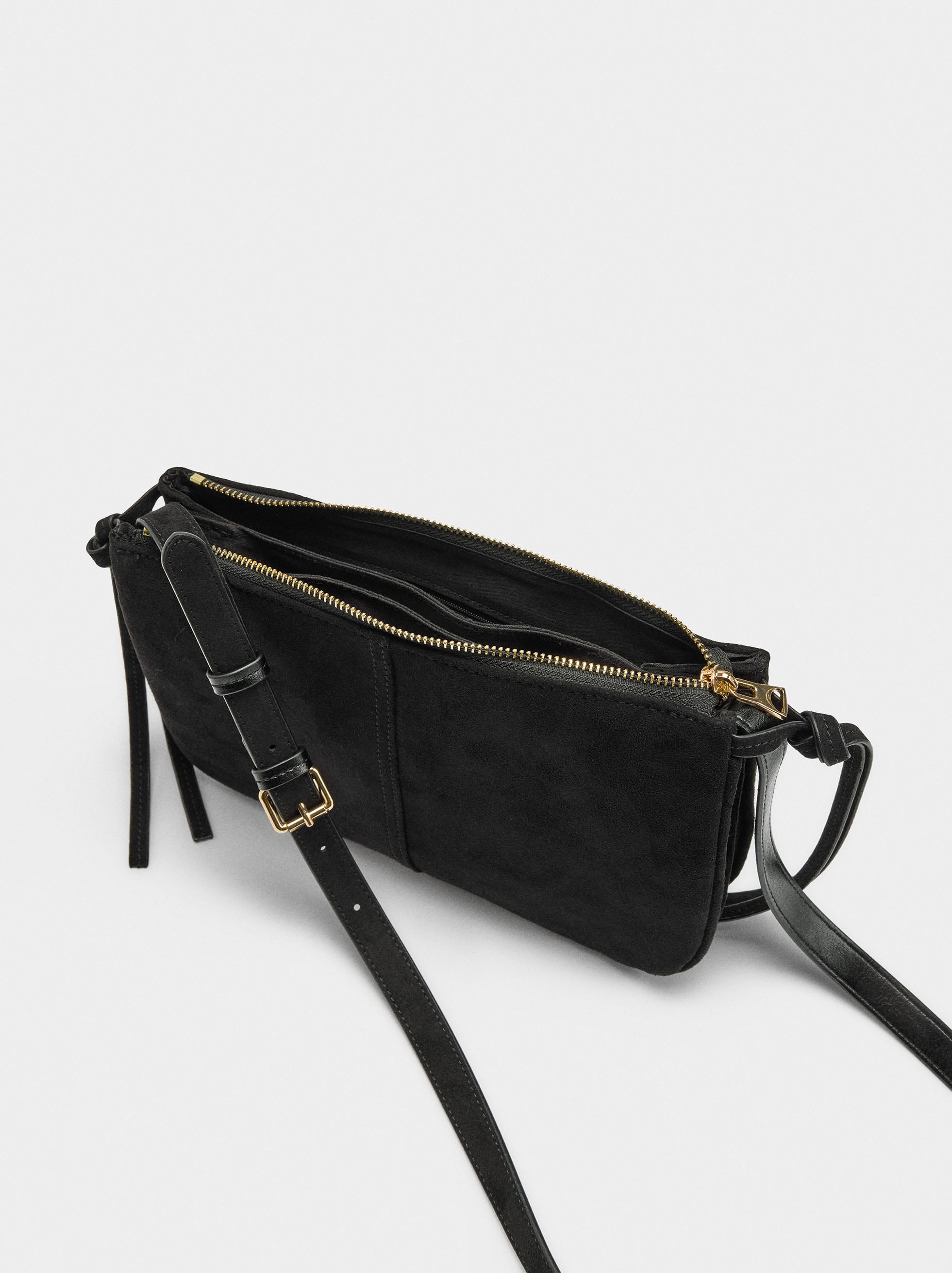 Bolso Bandolera Efecto Ante
