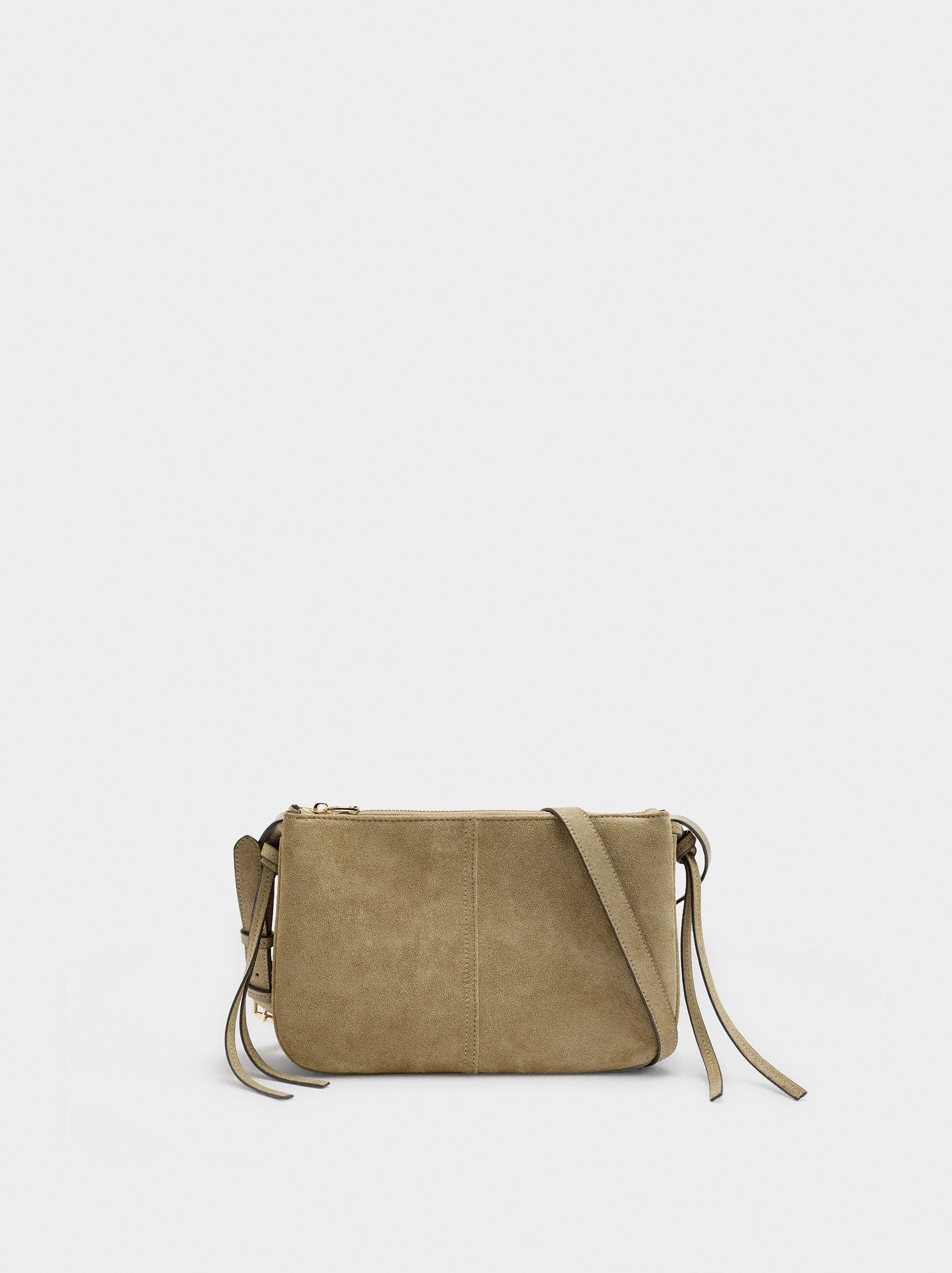 Bolso Bandolera Efecto Ante