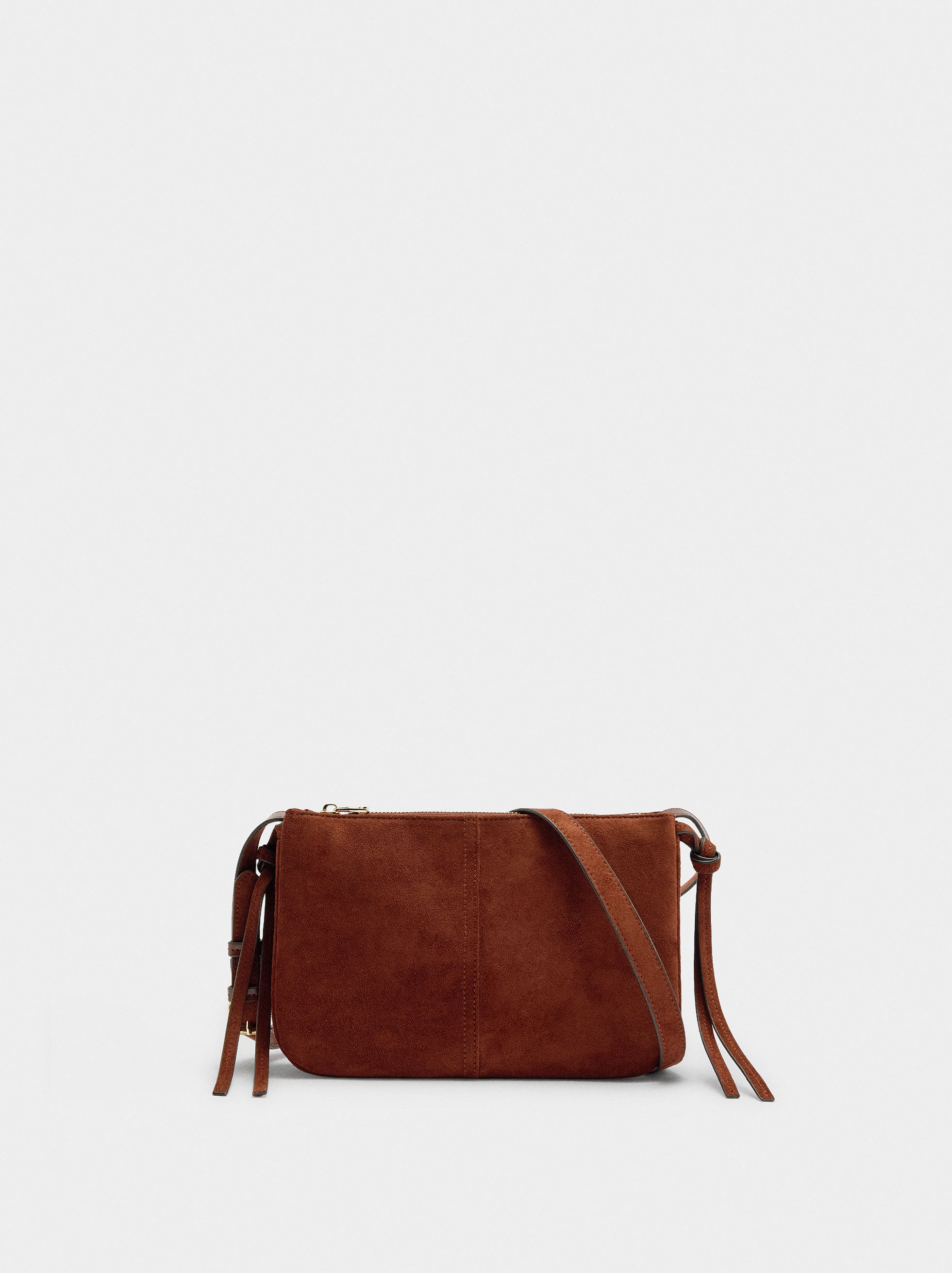Bolso Bandolera Efecto Ante
