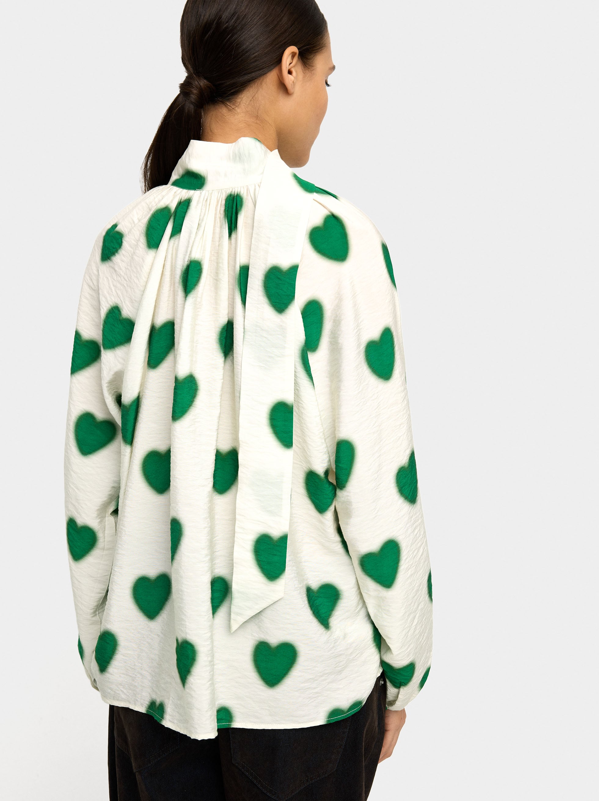 Blusa Con Corazones