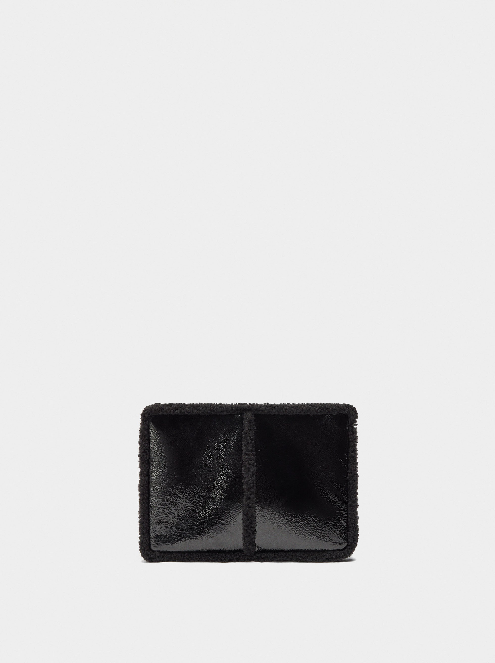 Bolso Bandolera Bordes Efecto Pelo