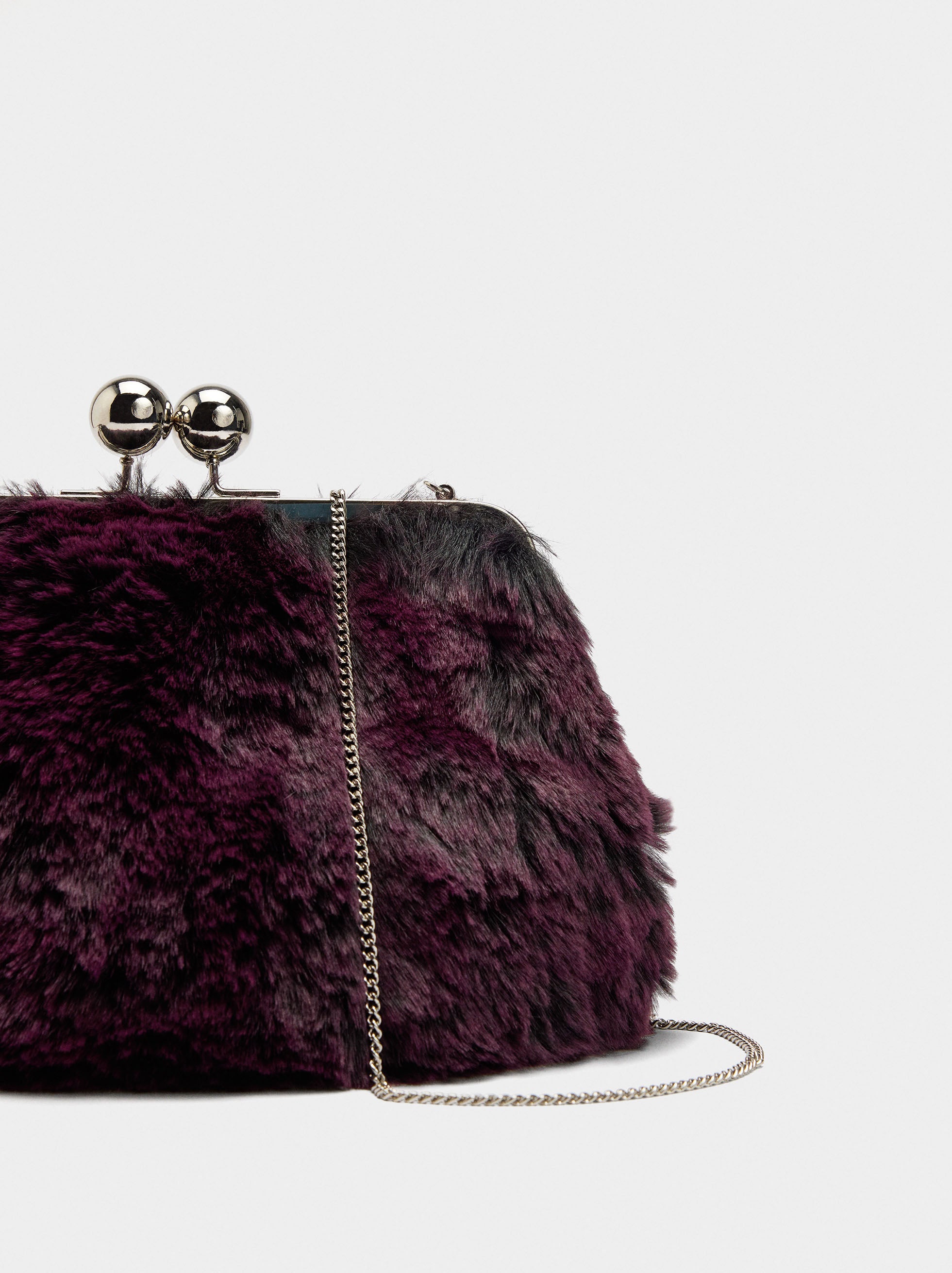 Bolso De Fiesta Efecto Pelo