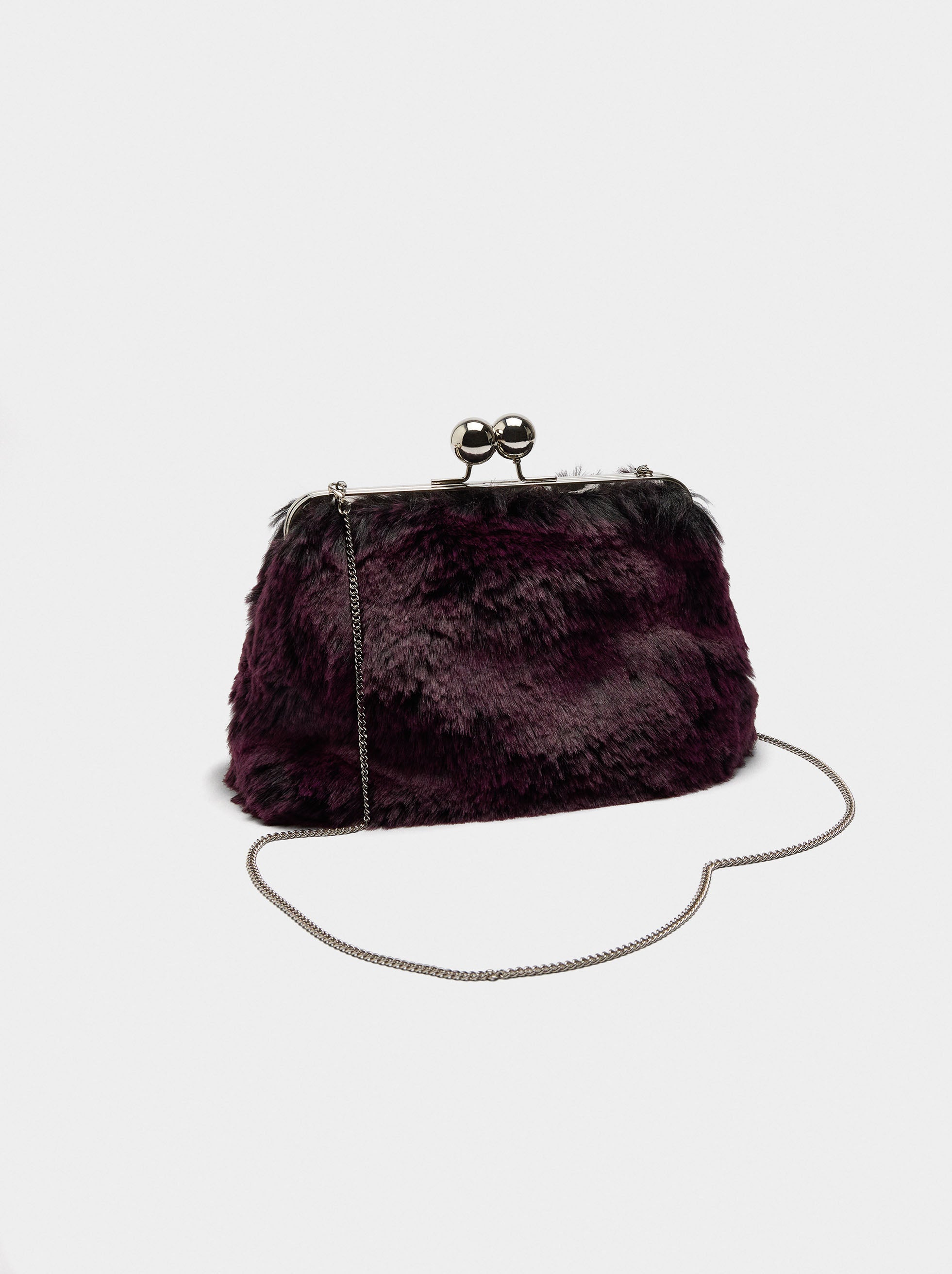 Bolso De Fiesta Efecto Pelo