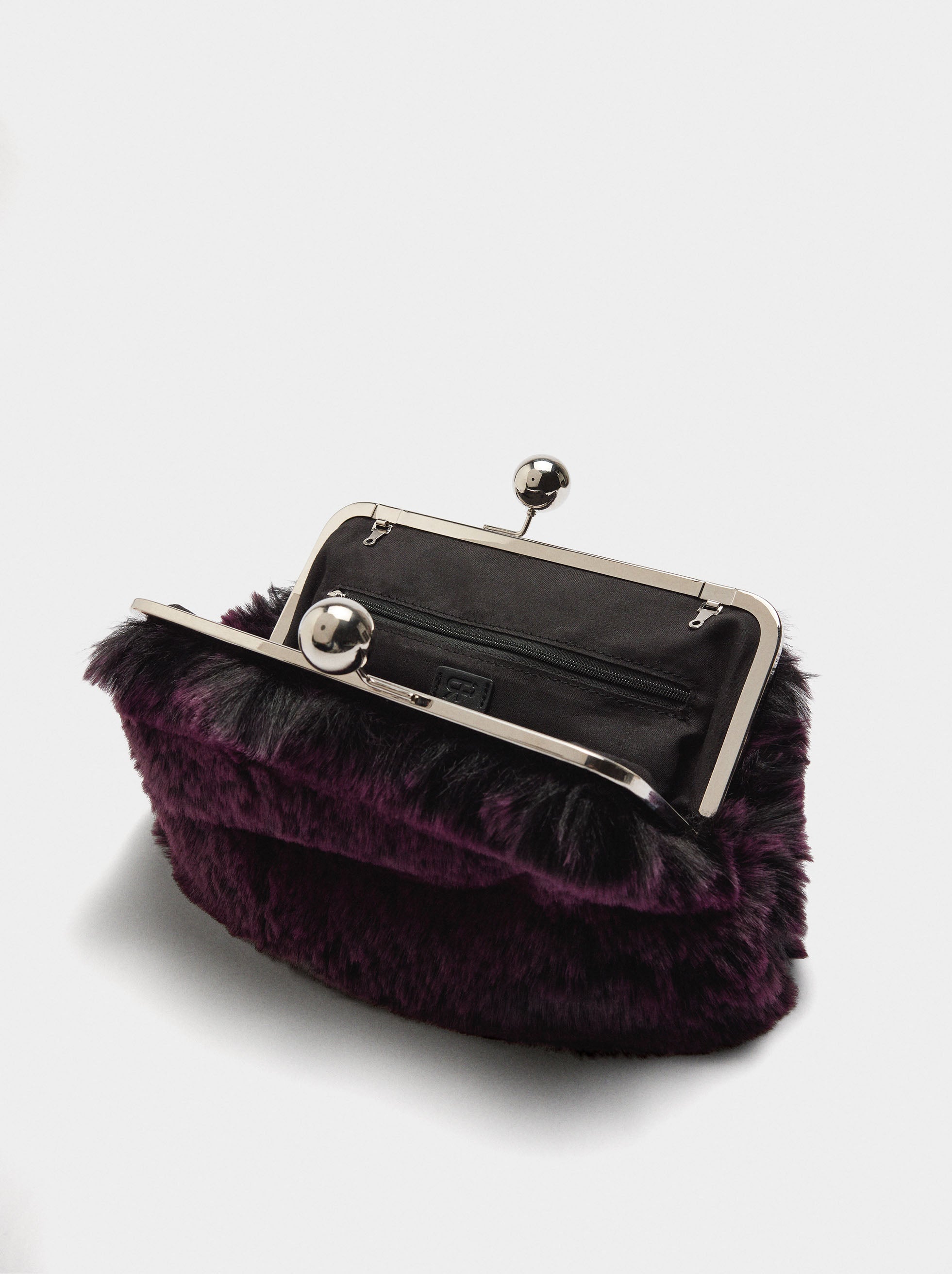 Bolso De Fiesta Efecto Pelo