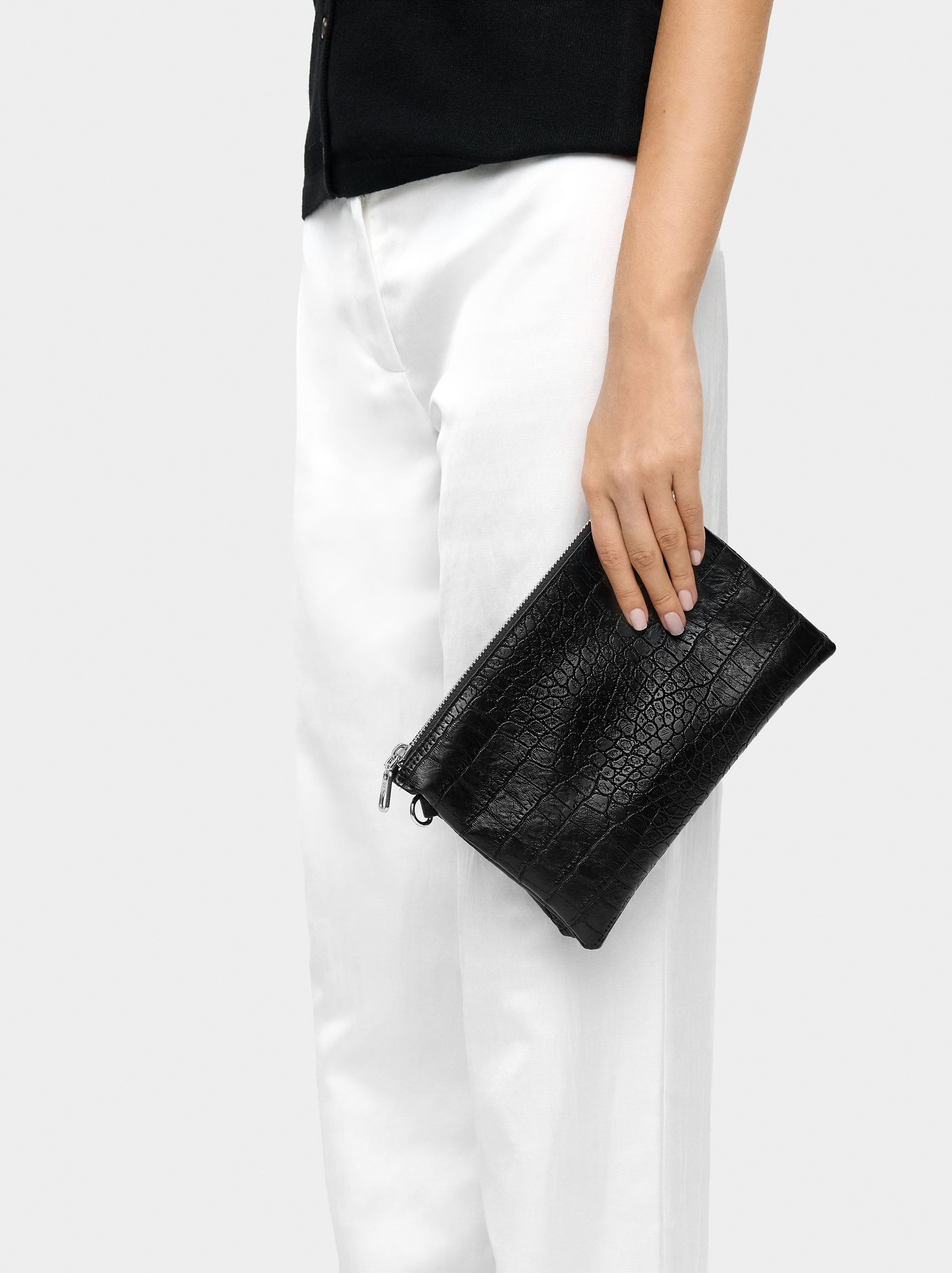 Bolso Bandolera Con Grabado Animal