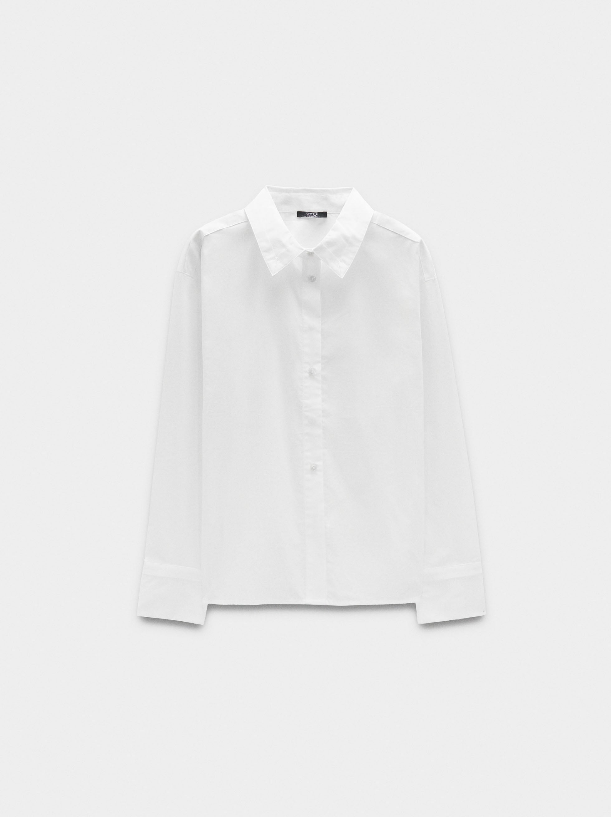 Camisa De Manga Larga 100% Algodón