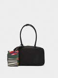 Bolso Bowling De Nylon Con Colgante