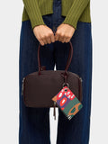 Bolso Bowling De Nylon Con Colgante