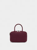 Bolso Bowling De Textura Suave
